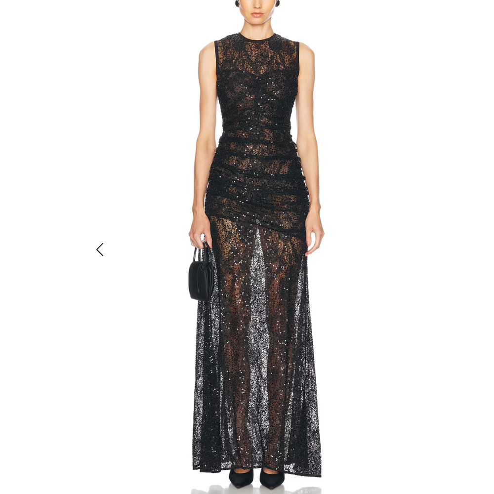 NWOT Aknvas Sexy Sequin Gown *Size 6*  Retail: $1000